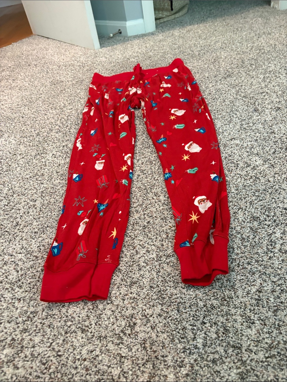 Wondershop Red Santa Print Women's Pajama Pants